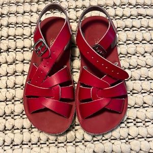 Salt Water Swimmers Sandals in Red